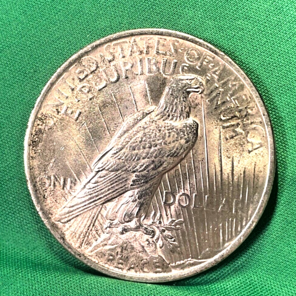1923 Peace Dollar BU Choice Uncirculated Silver $1 Coin #205157249935 - Picture 2 of 8